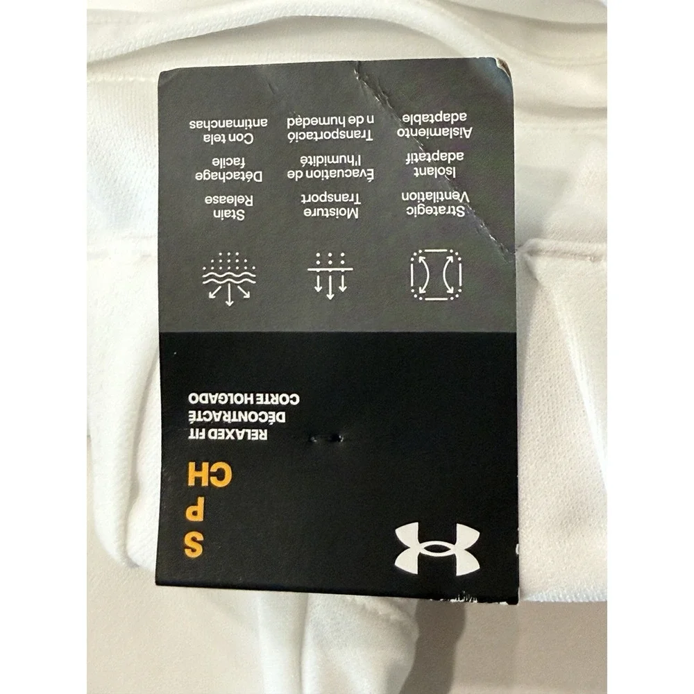 Under Armour Utility Pro Piped Knicker Baseball Pants White Red Mens S 1378697